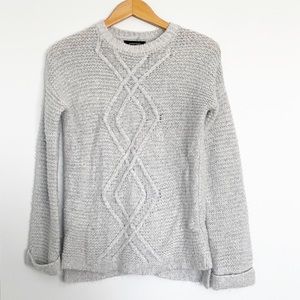 Atmosphere Light Gray Knit Sweater